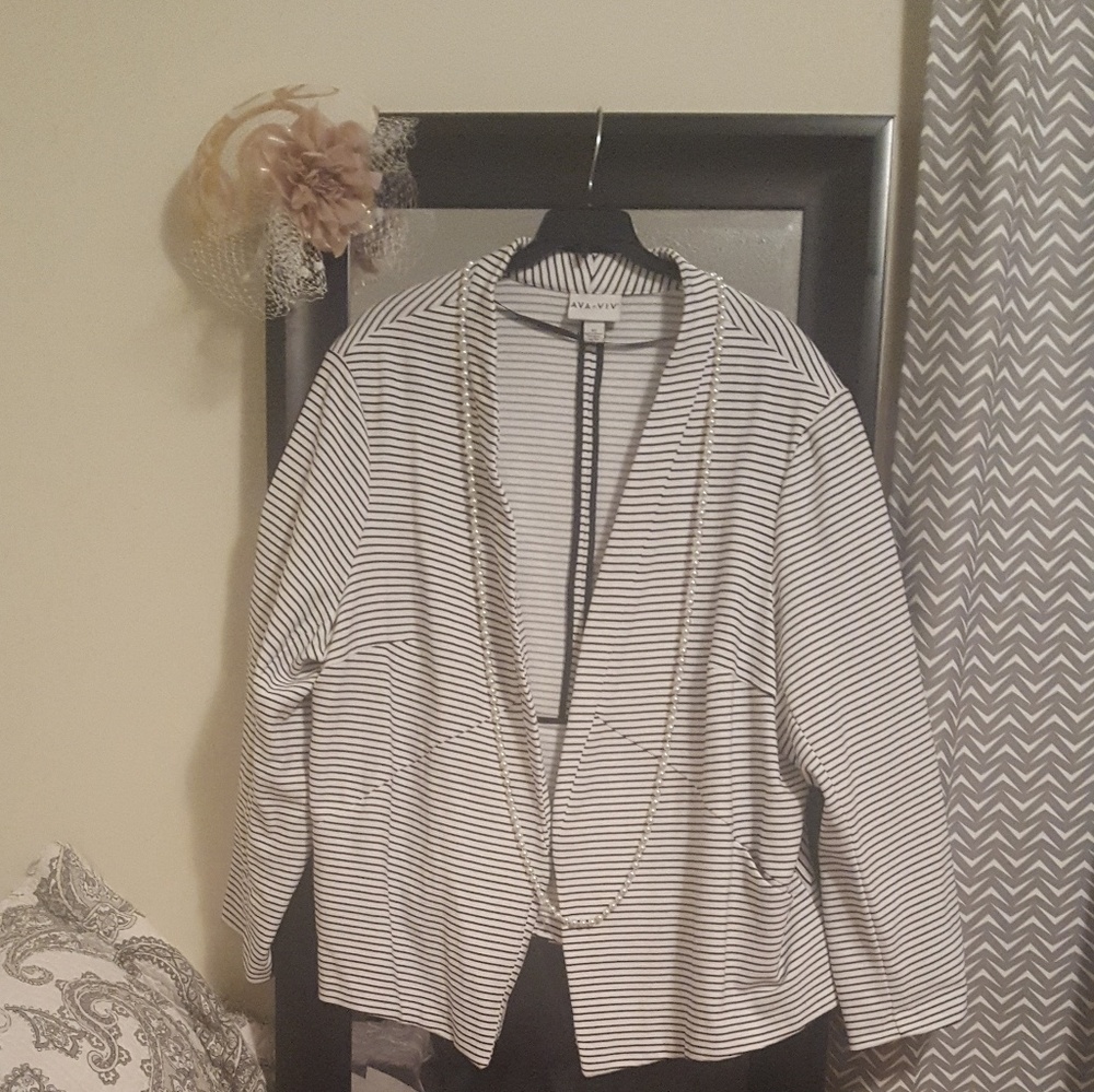 Black and White stripped Jacket